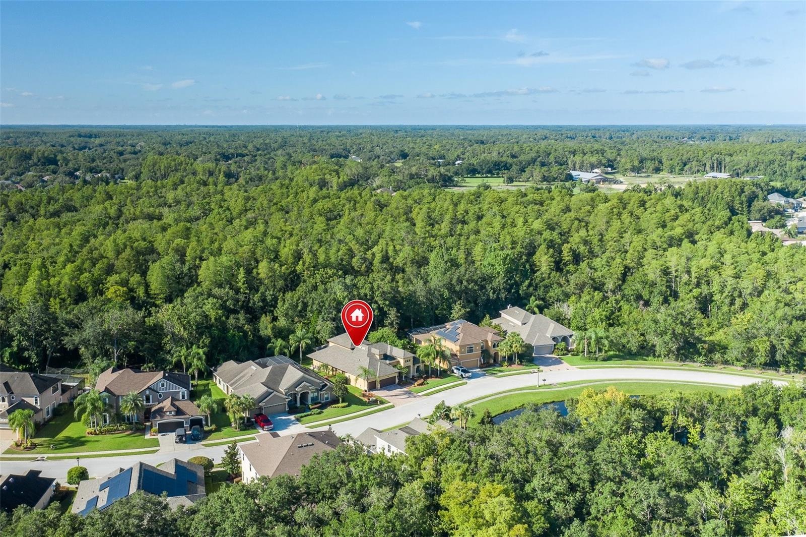 Aerial view of Home