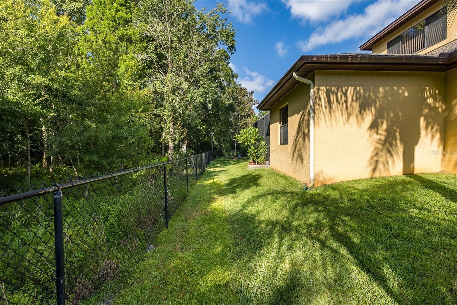 Rear of Home/Fenced Backyard