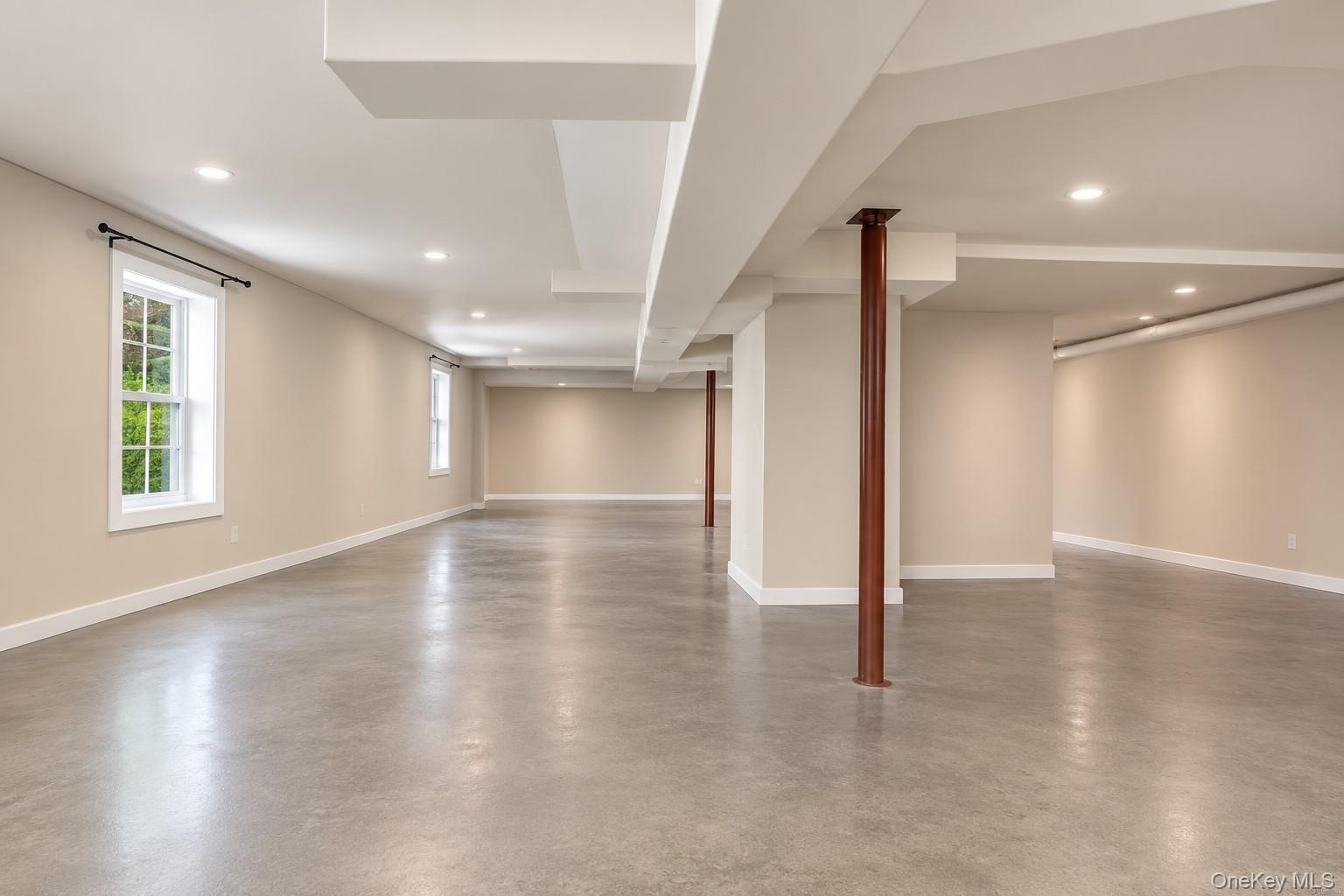 Full unfinished walkout basement