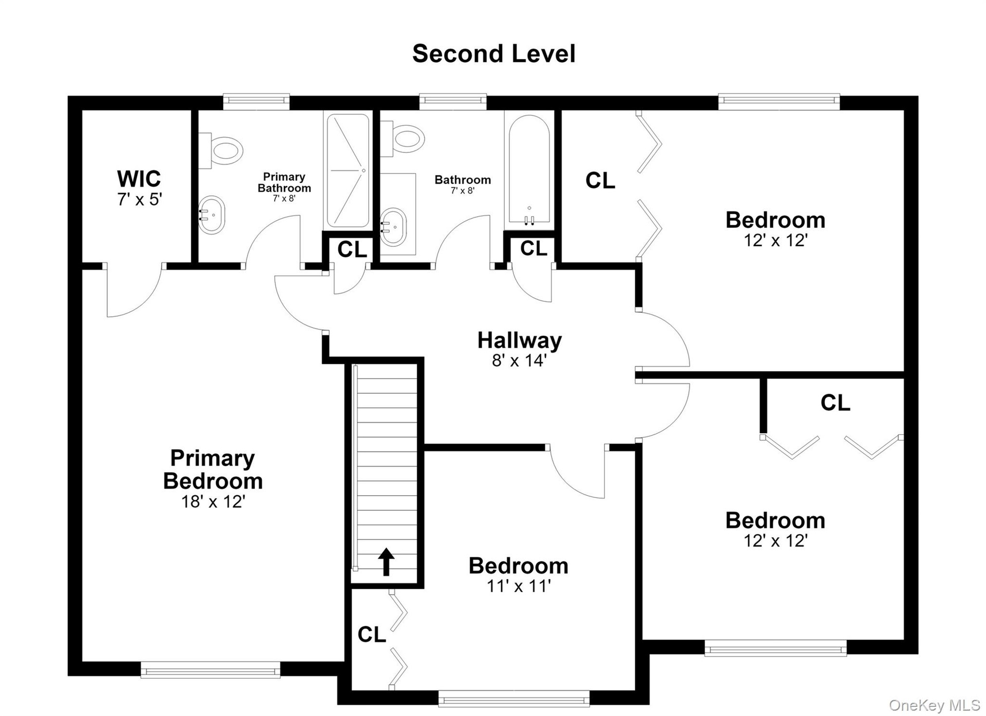 2nd level floor plan