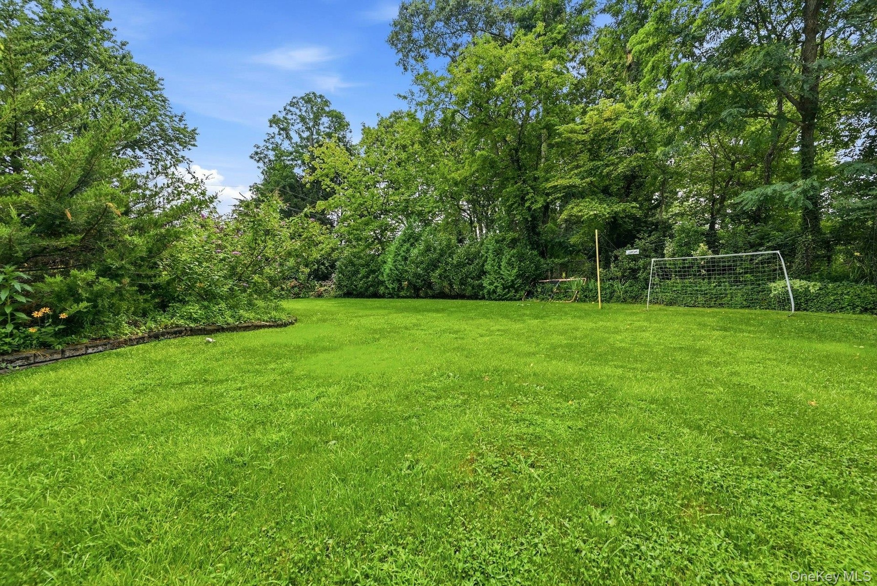 flat spacious yard