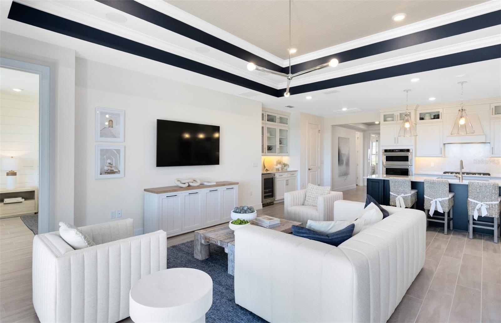 Model Home Design Only. Pictures and furnishings are for illustrative purposes only. Elevations, colors and options may vary. Furniture is for model h