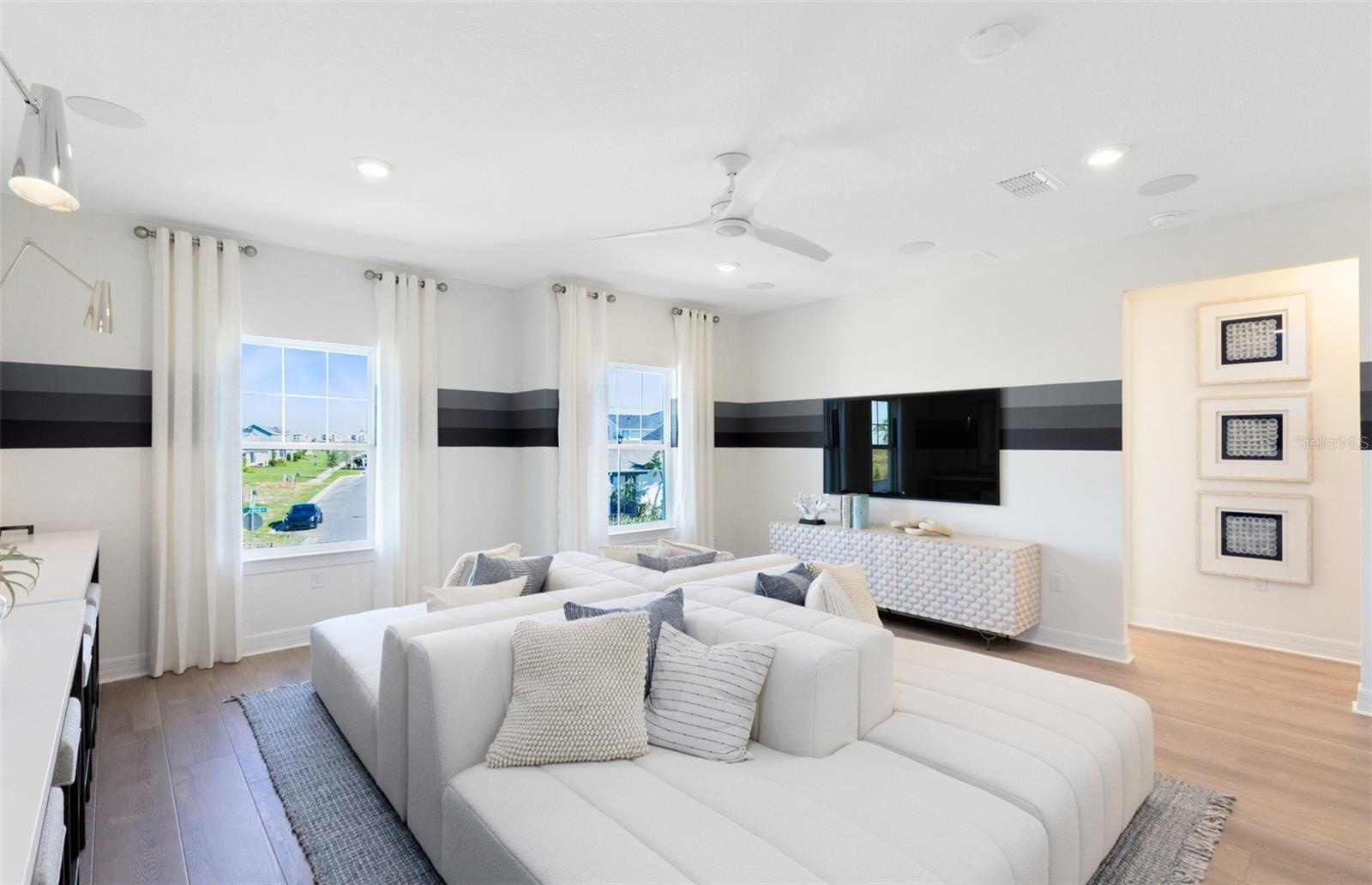 Model Home Design Only. Pictures and furnishings are for illustrative purposes only. Elevations, colors and options may vary. Furniture is for model h