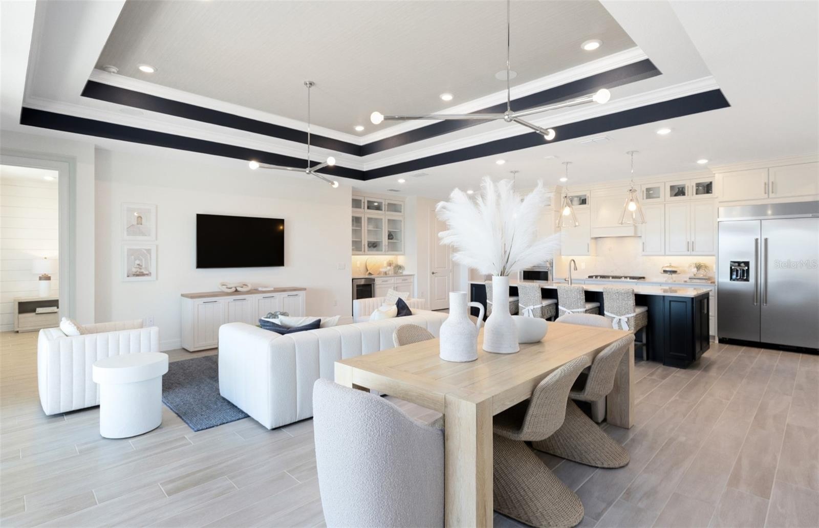 Model Home Design Only. Pictures and furnishings are for illustrative purposes only. Elevations, colors and options may vary. Furniture is for model h