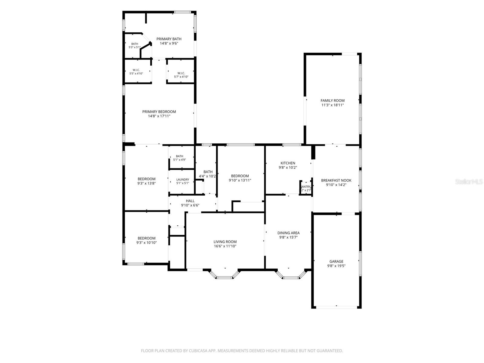 Floor Plan of the existing home