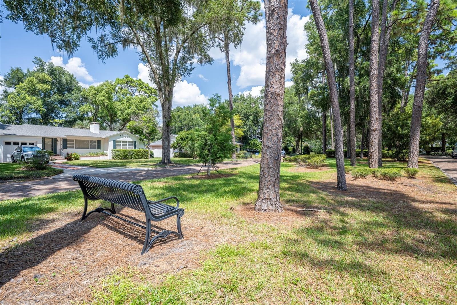 Reading Way is an idyllic street with a serene park in the middle