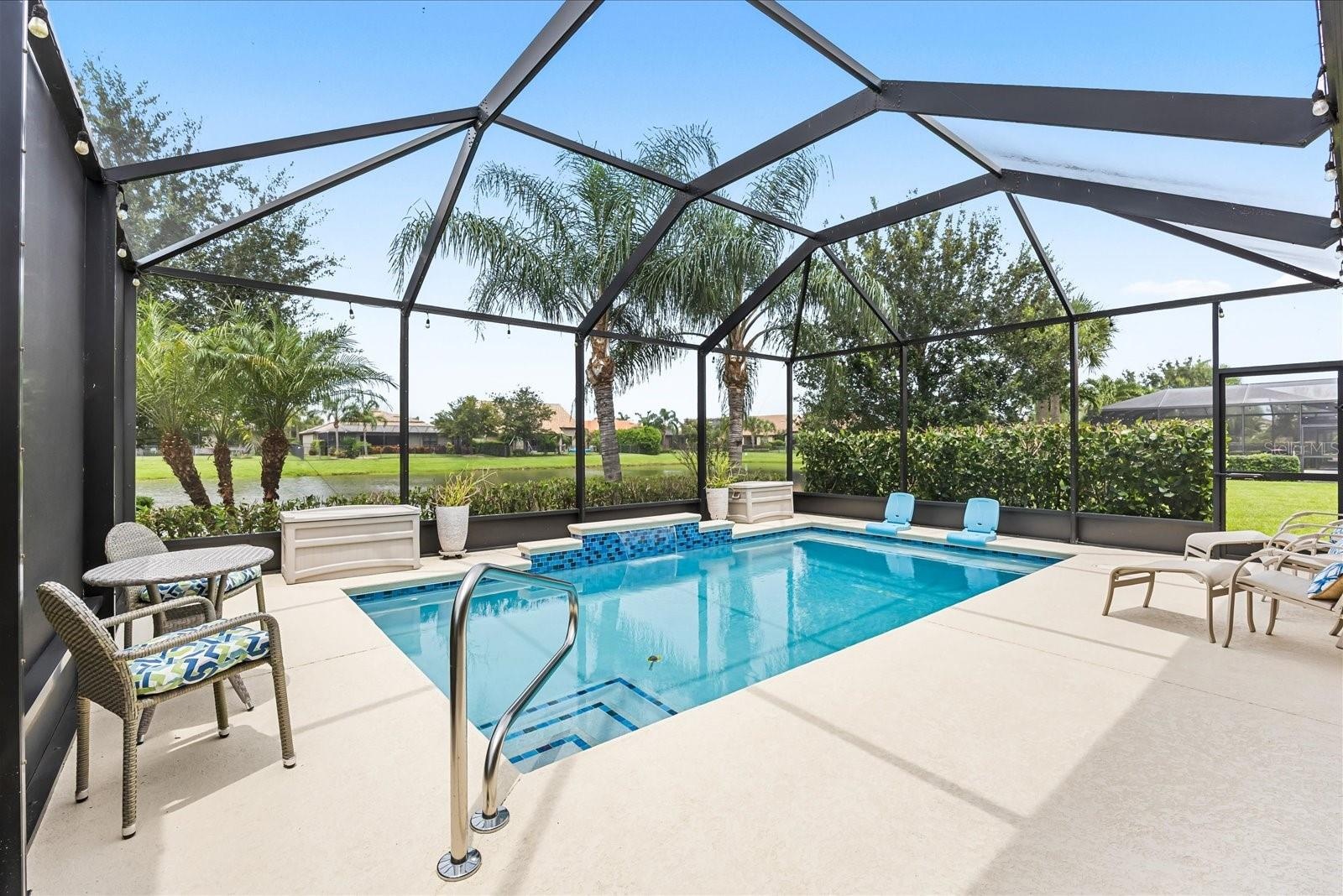 Private Screened Pool with Covered Lanai