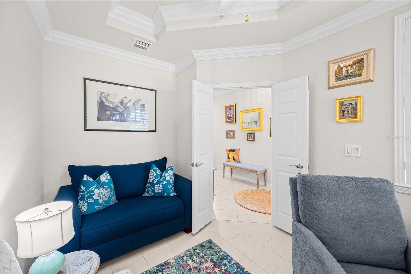 Versatile Flex Room Ideal for a Home Office or Craft Space