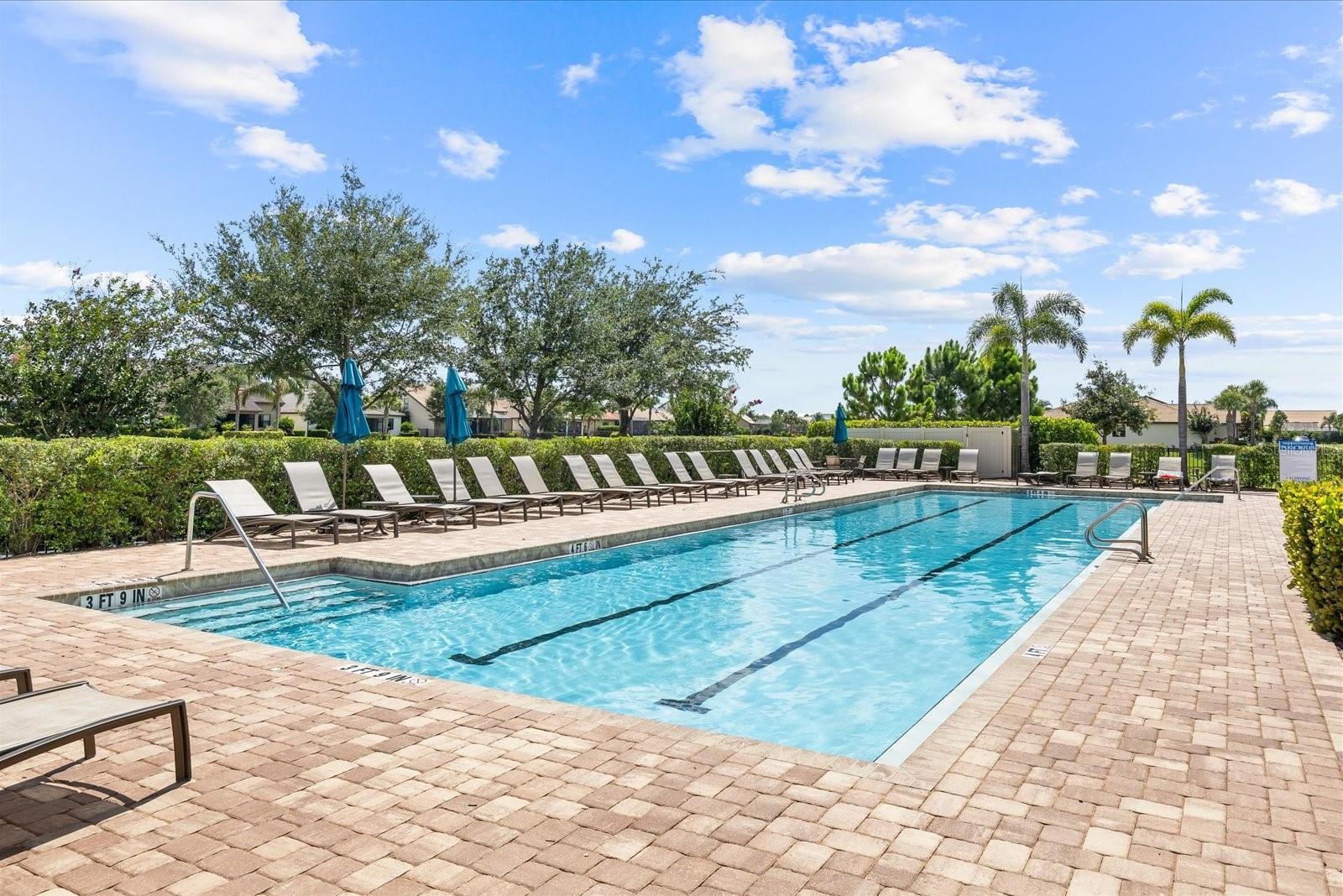 Community Lap Pool for Fitness and Leisure