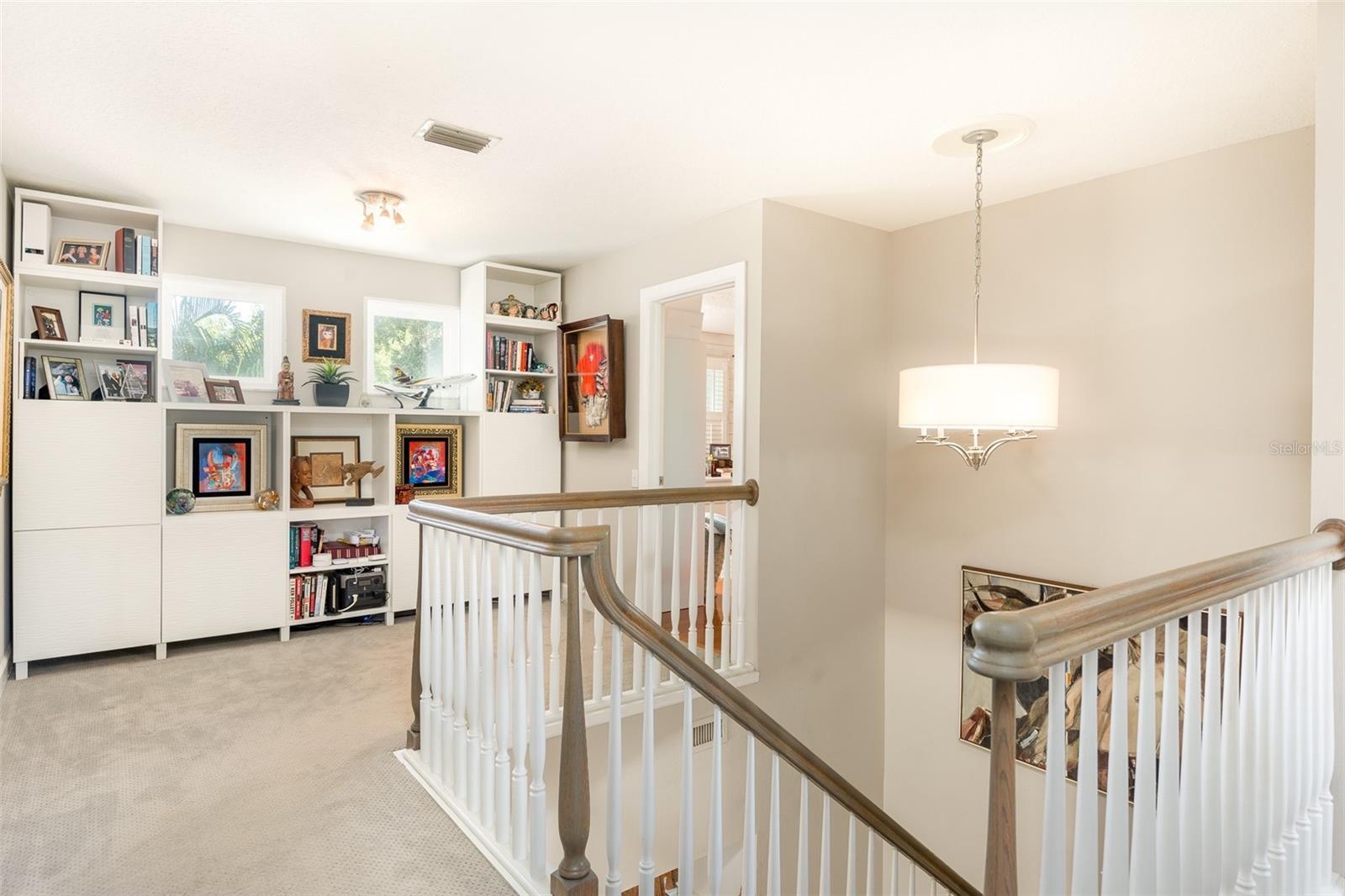 Second floor loft, access to all three bedrooms on second floor
