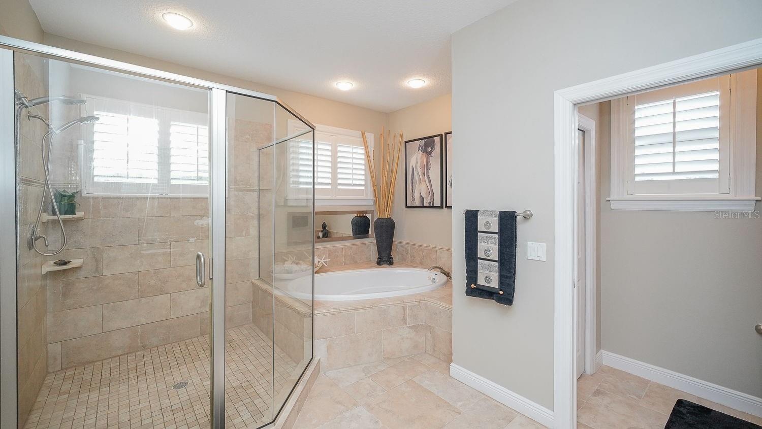 Large ensuite bathroom