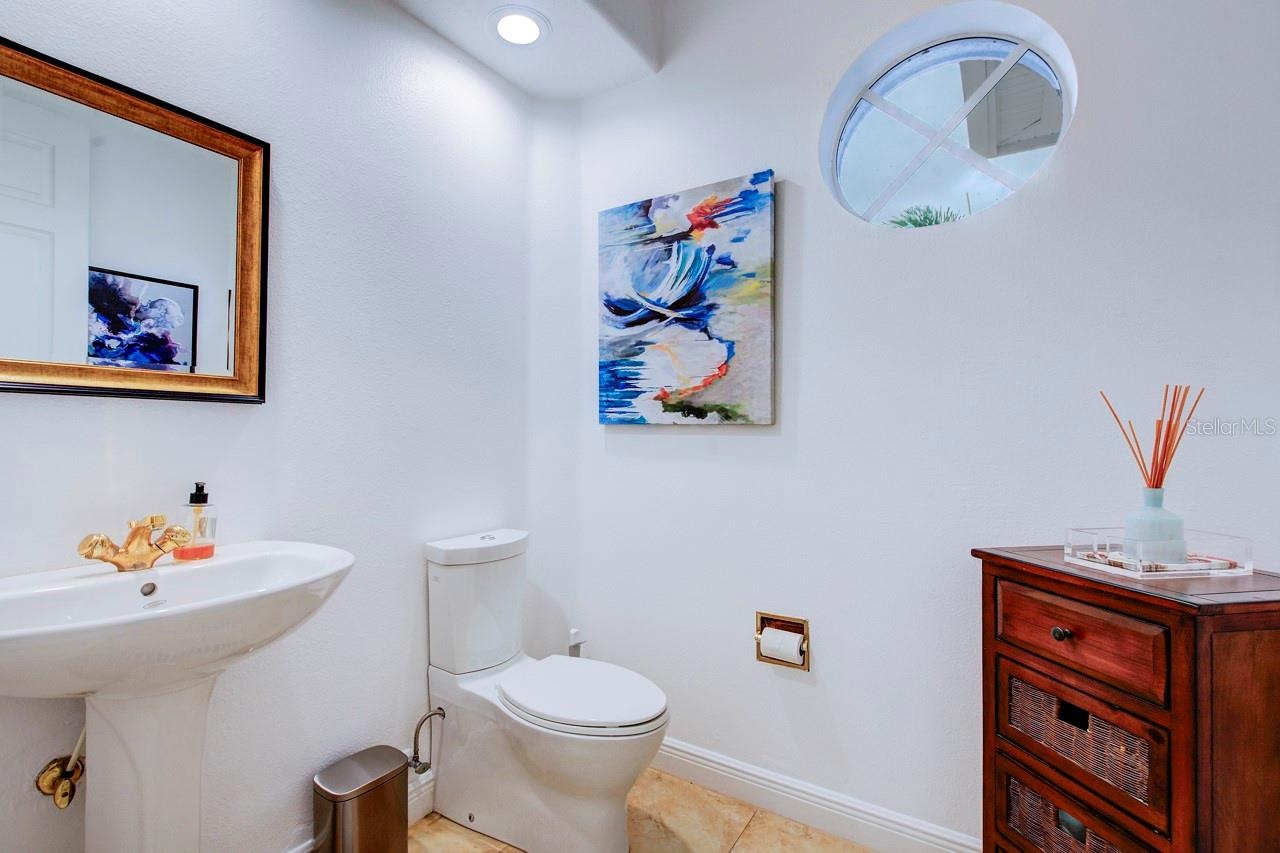 Half bath on main level