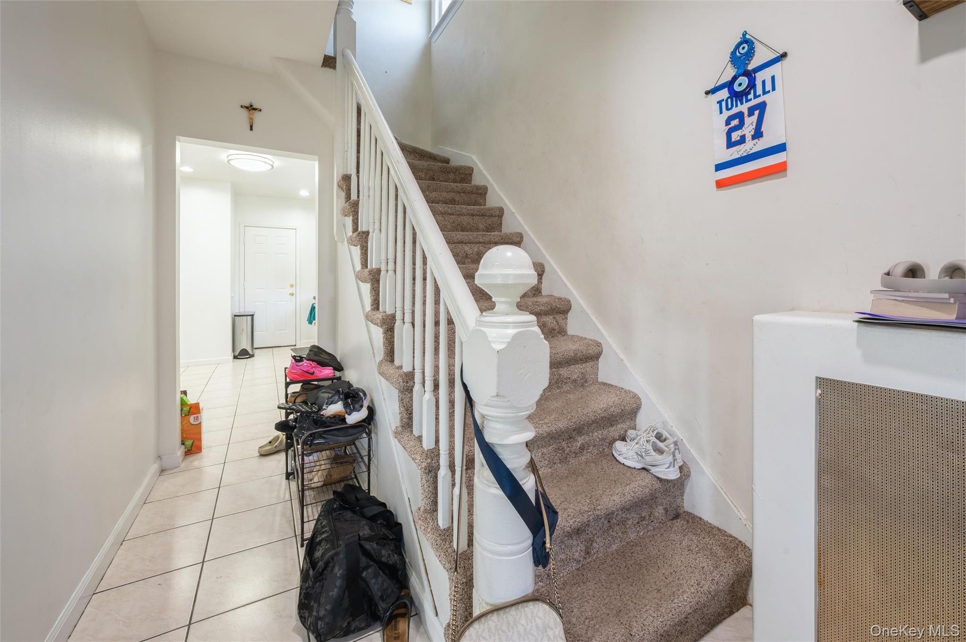 Going up stairs