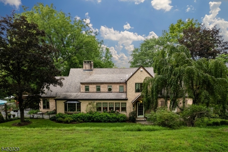 Rear view of the home