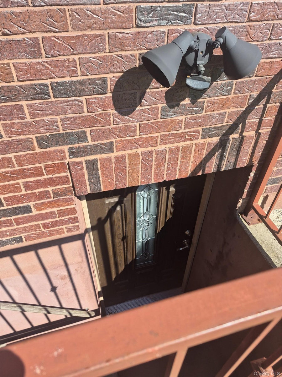 Entryway to basement on the lower level (back view)