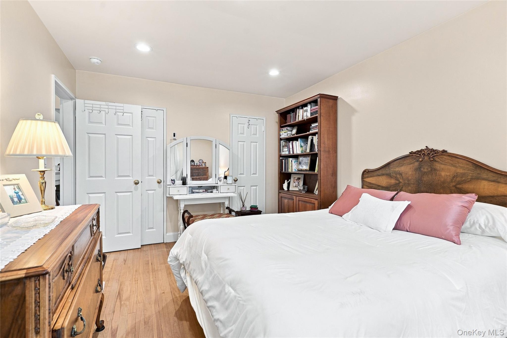 Primary bedroom with 2 closets