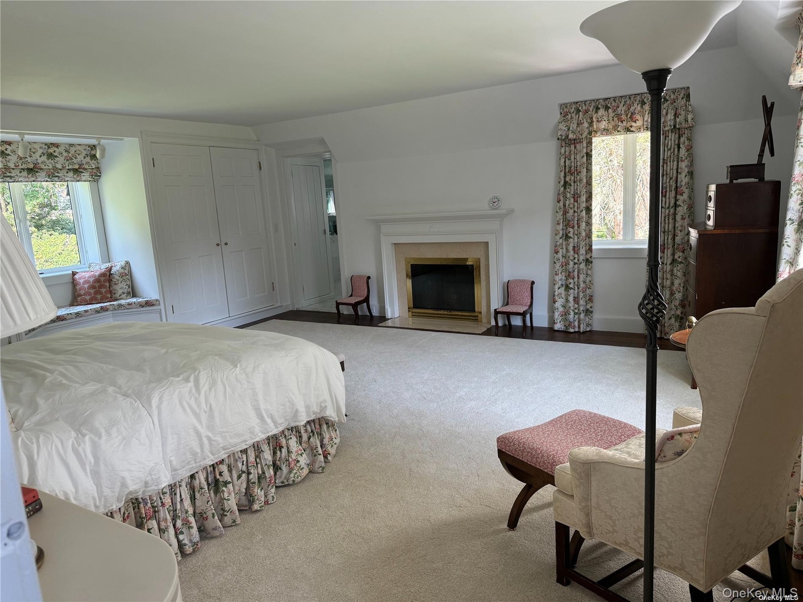 Primary with fireplace