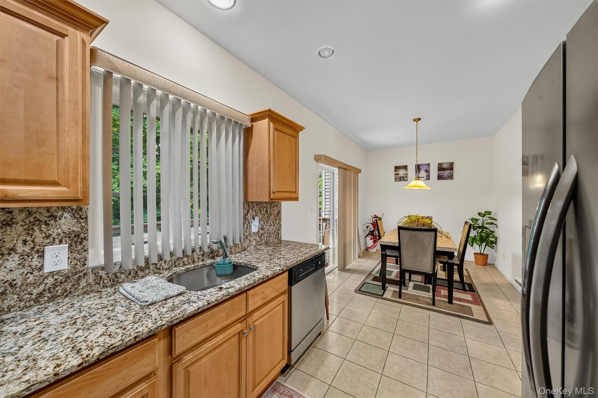 Natural gas for cooking and stainless steel appliances.