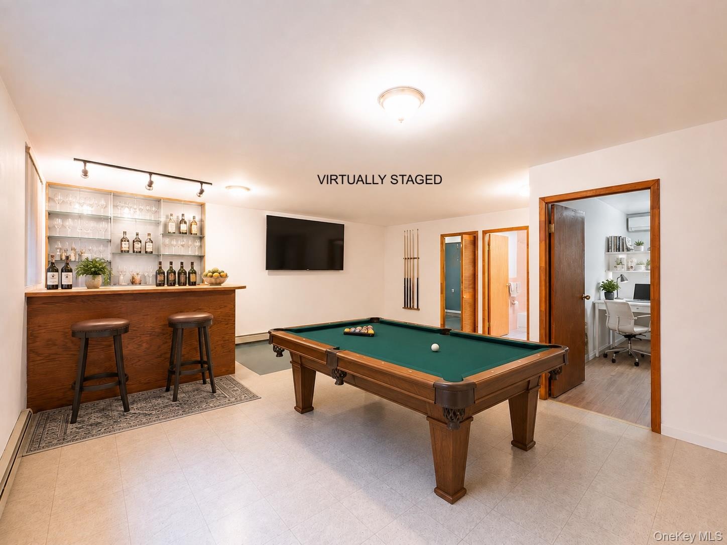 VIRTUALLY STAGED BASEMENT