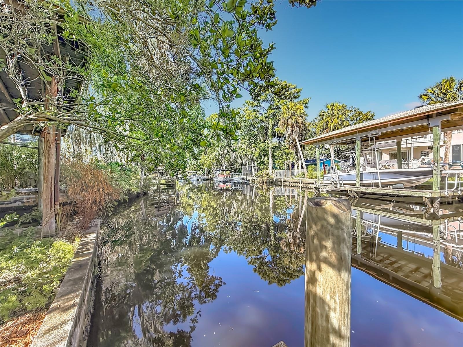 Deep water canal
