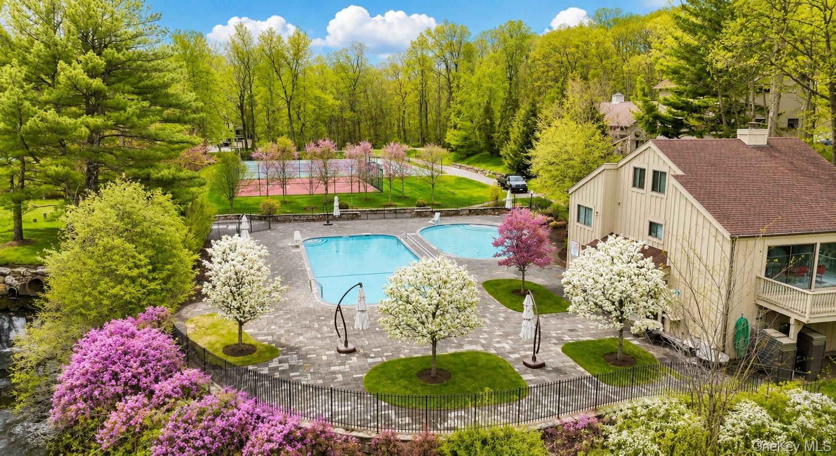 Community pools, courts