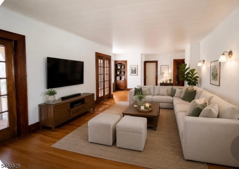 staged living room