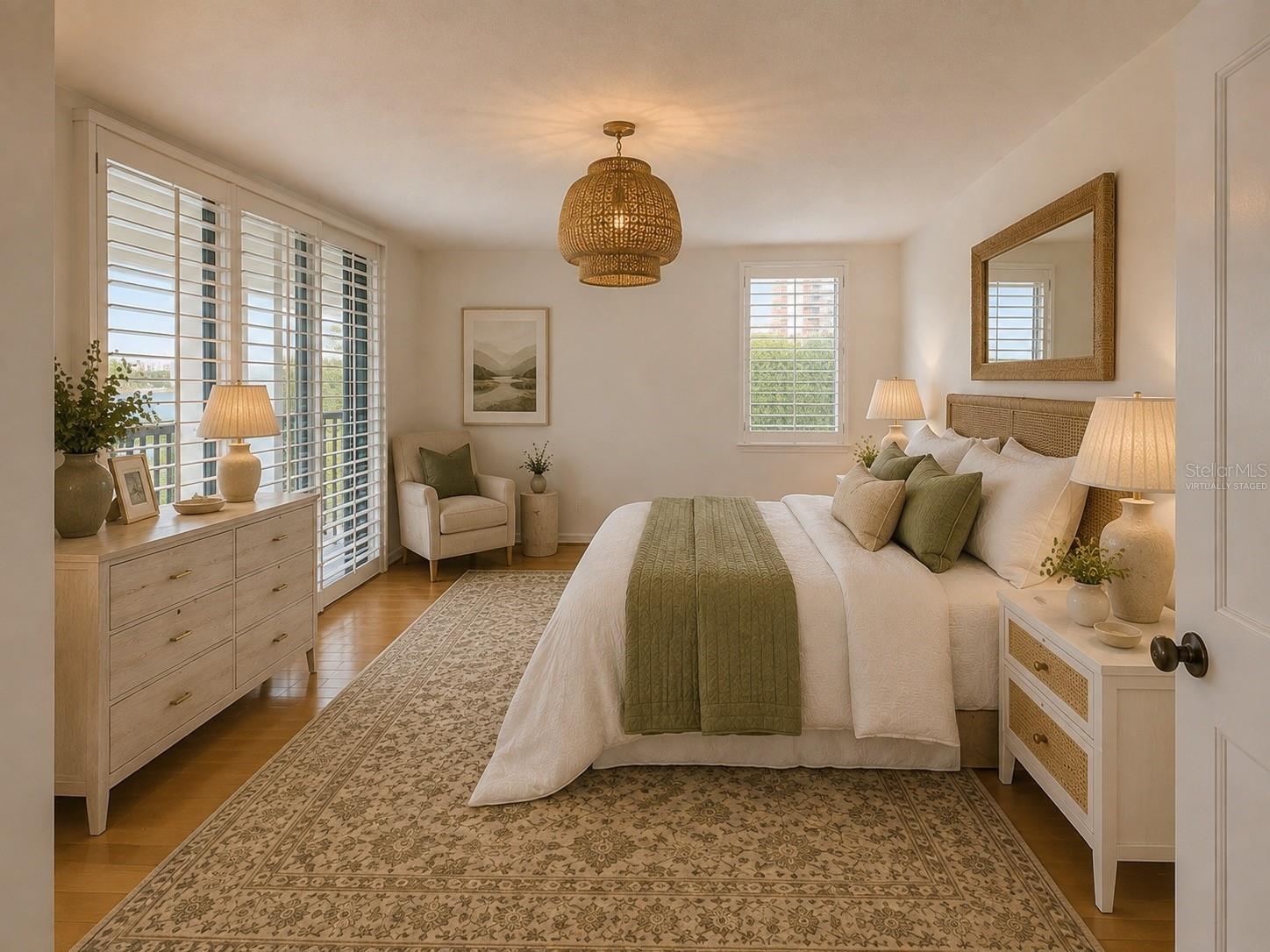 2nd floor Primary En-Suite BR virtually staged
