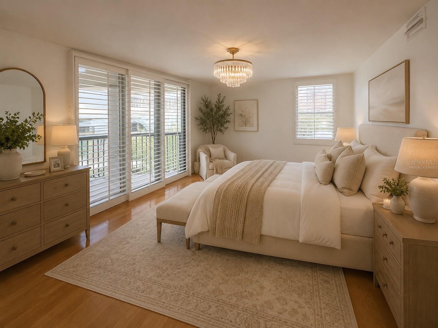 1st floor Primary En-Suite BR virtually staged