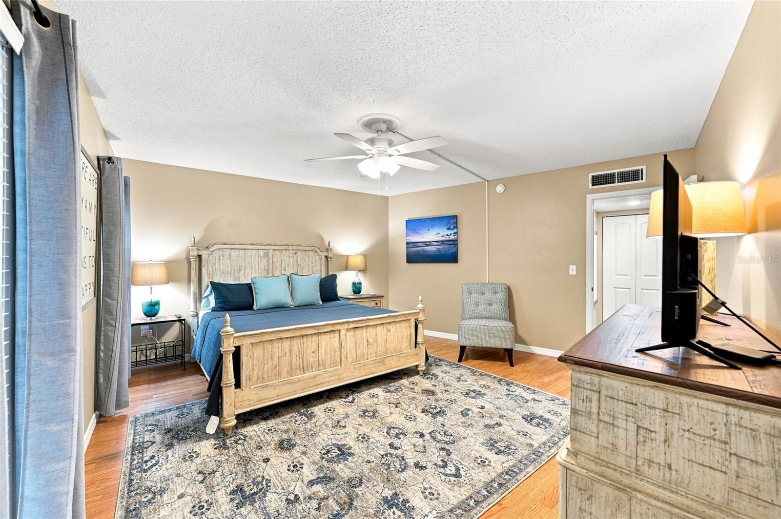 Master Bedroom with coastal decor