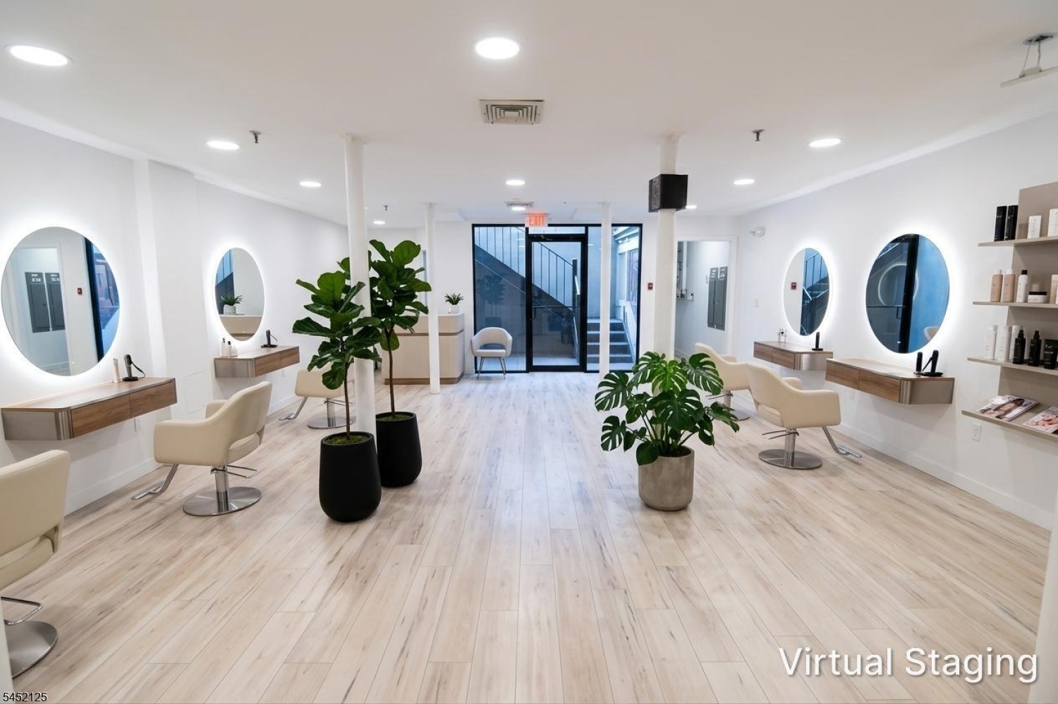 Staged Hair salon