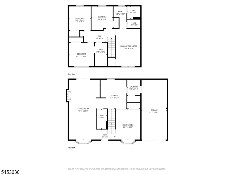 First & Second Floor Plans