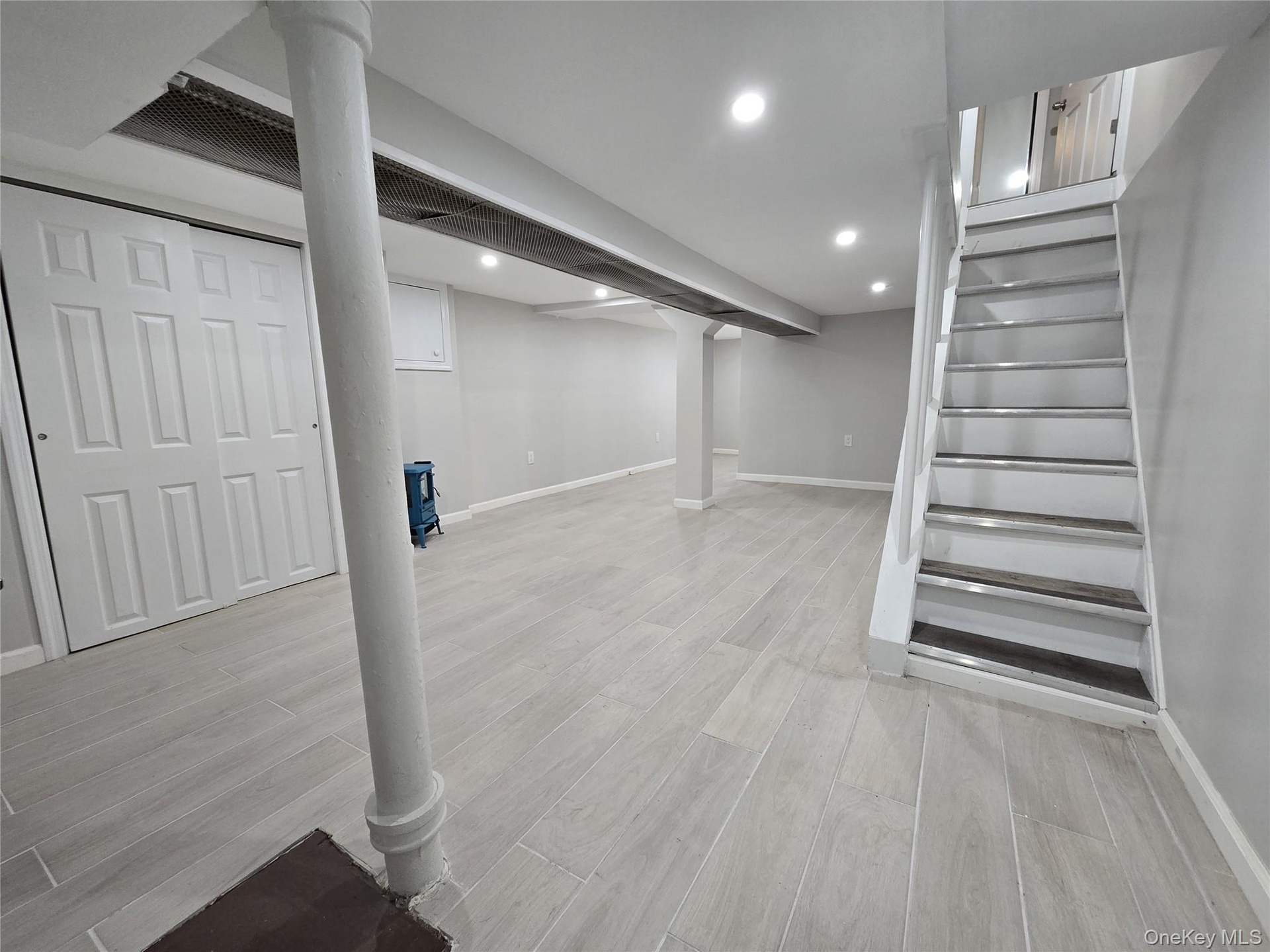 Large fully renovated ground floor family space.