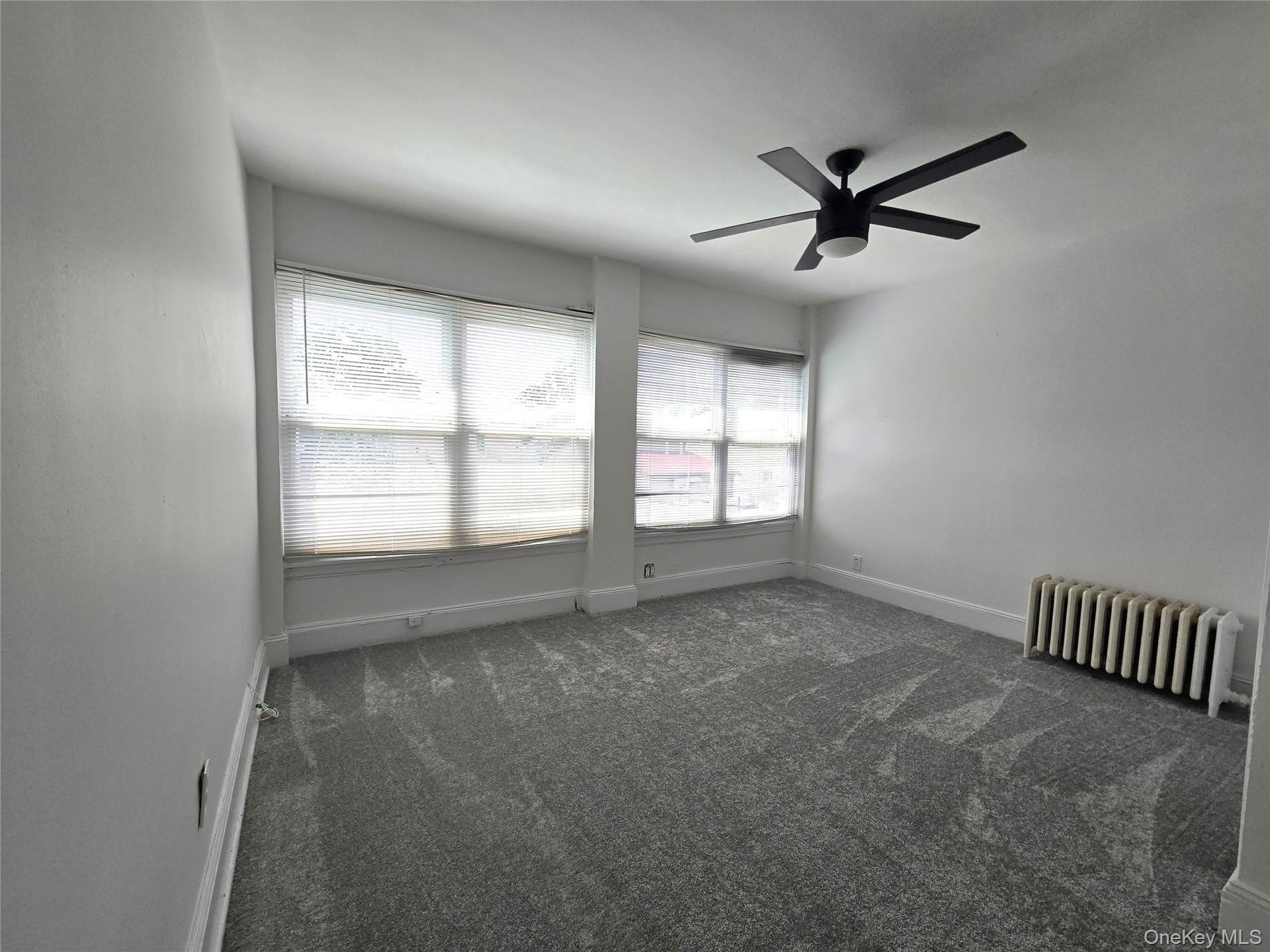 Bedroom with Southern Exposure and new carpeting