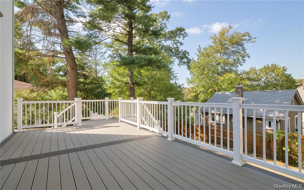 View of deck