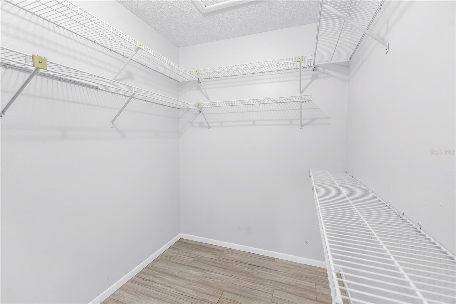 Upstairs Primary en Suite closet is expansive for 2
