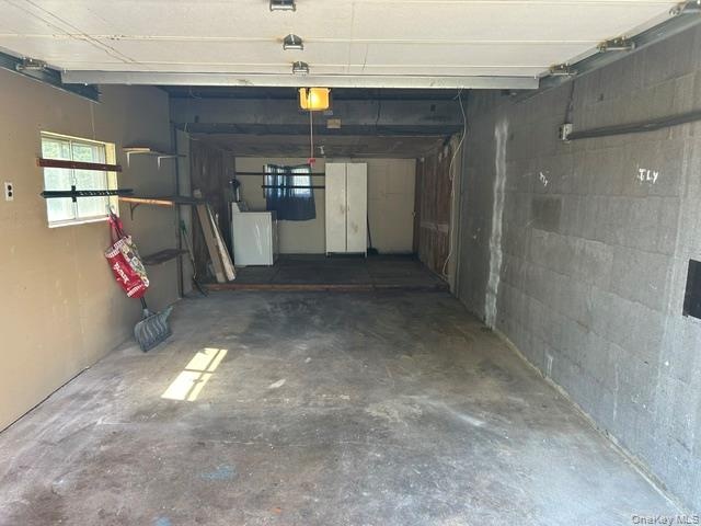 Expanded garage with electric opener