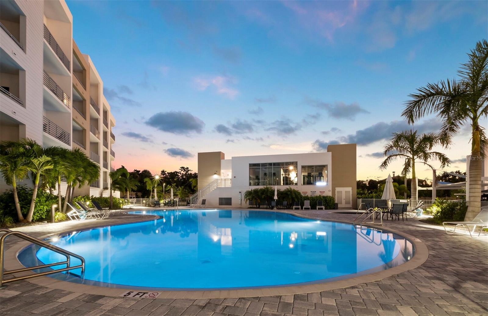 World class amenities include heated pool