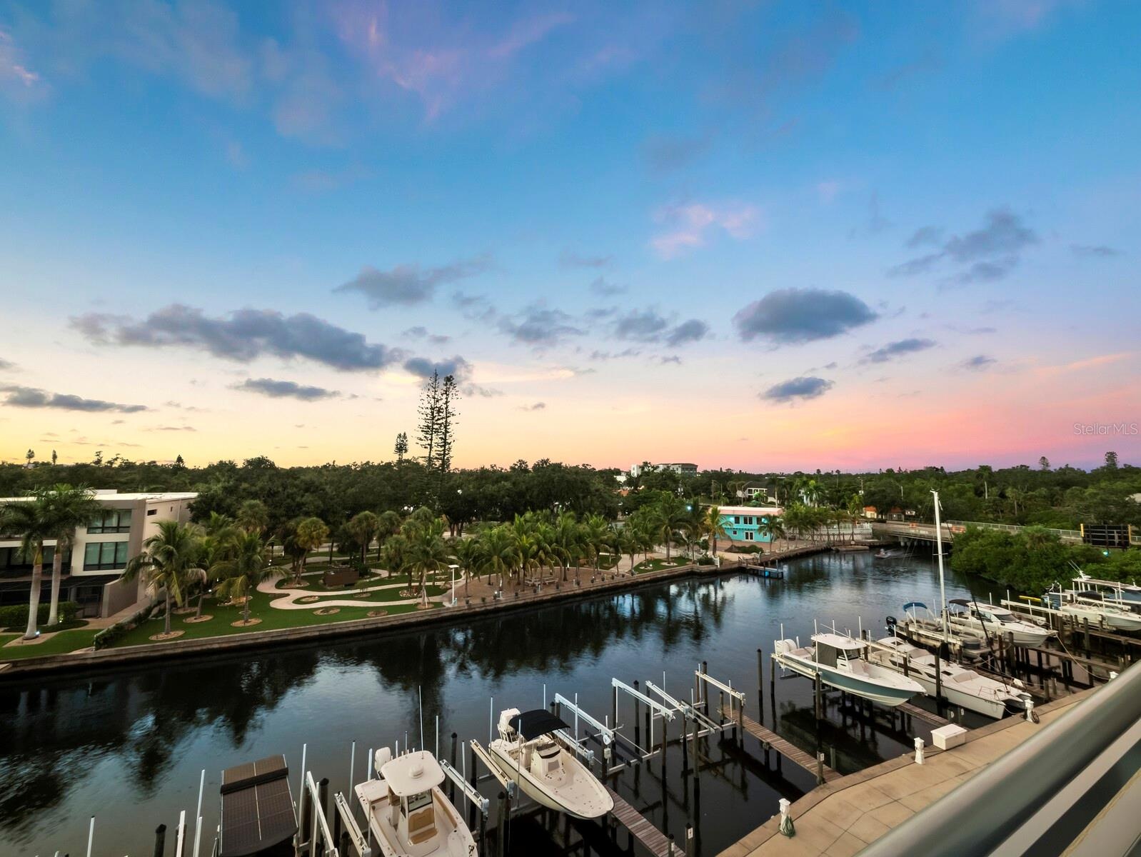 Sunset views accross Whitaker Bayou