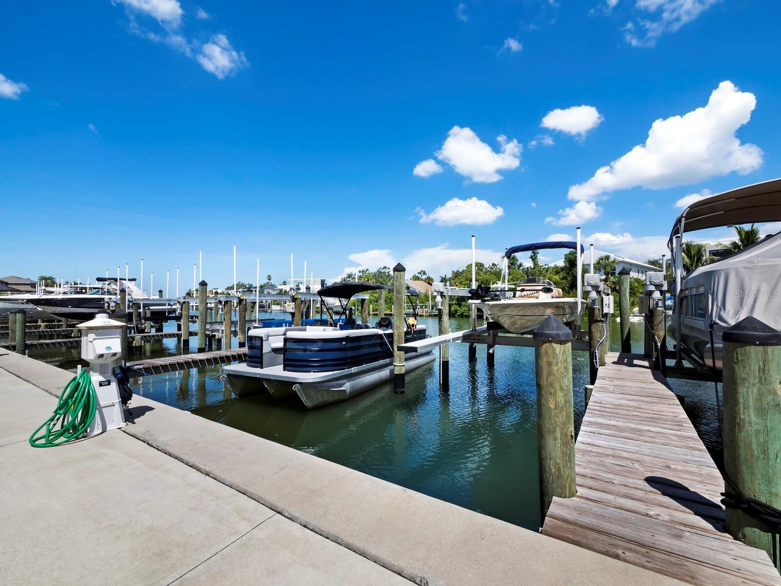 Boat docks are sometimes available for rent or purchase