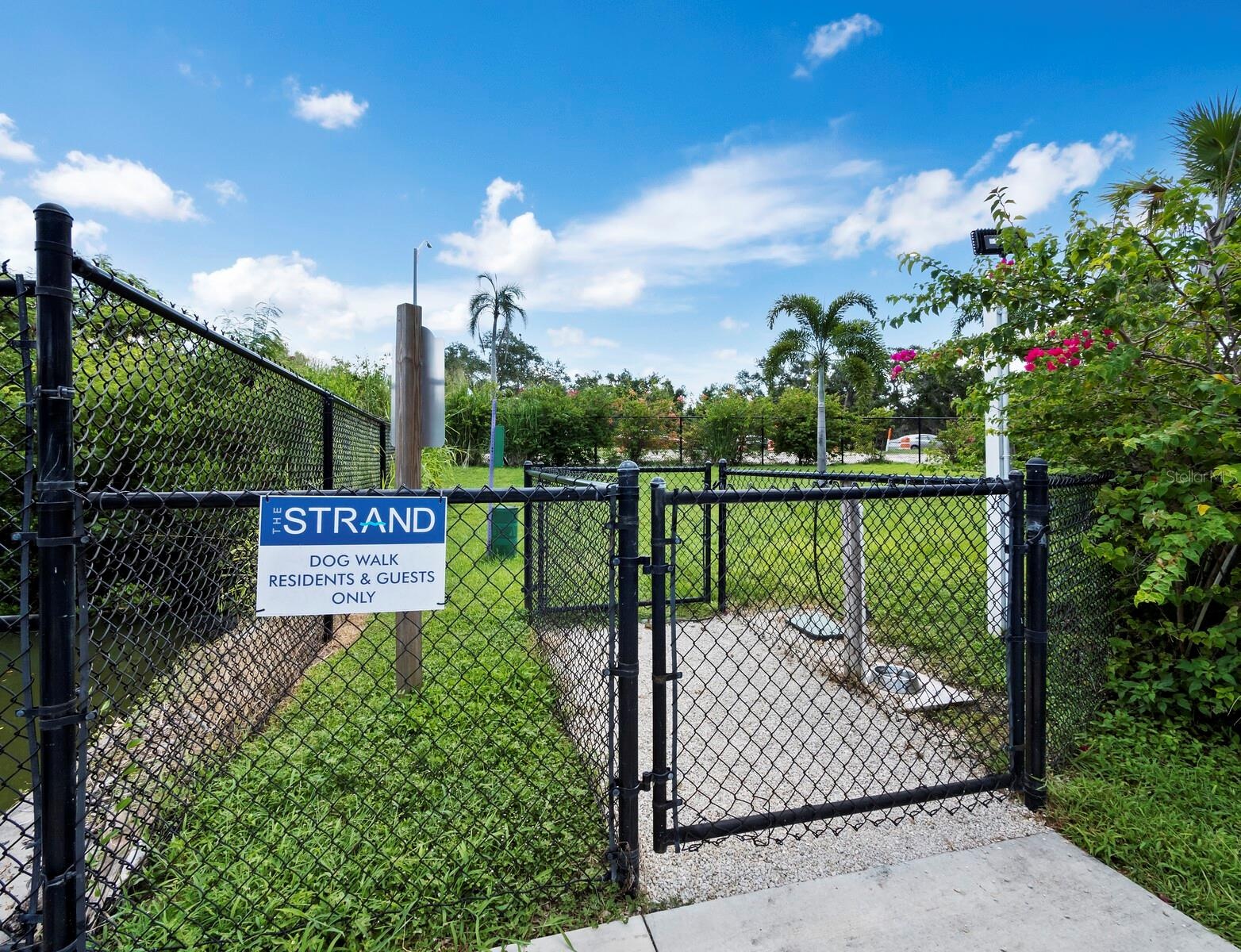Pet friendly community offers dog park