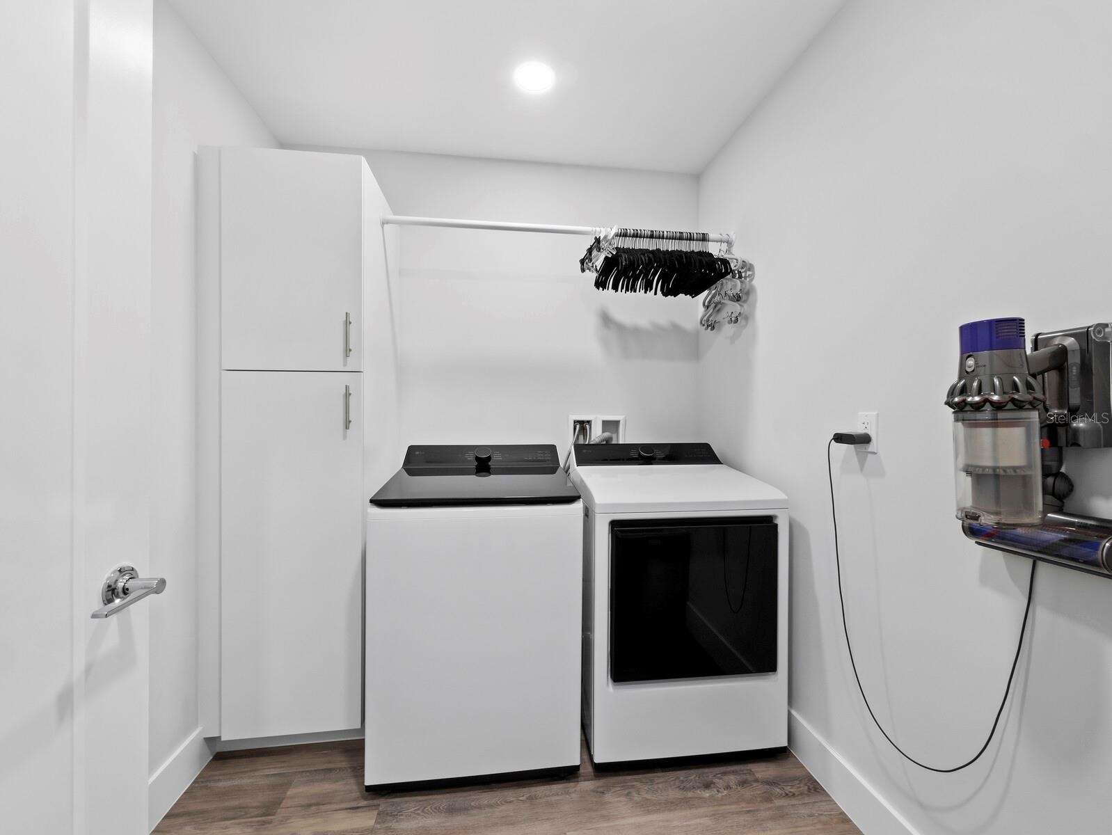 Brand new washer & dryer in laundry room