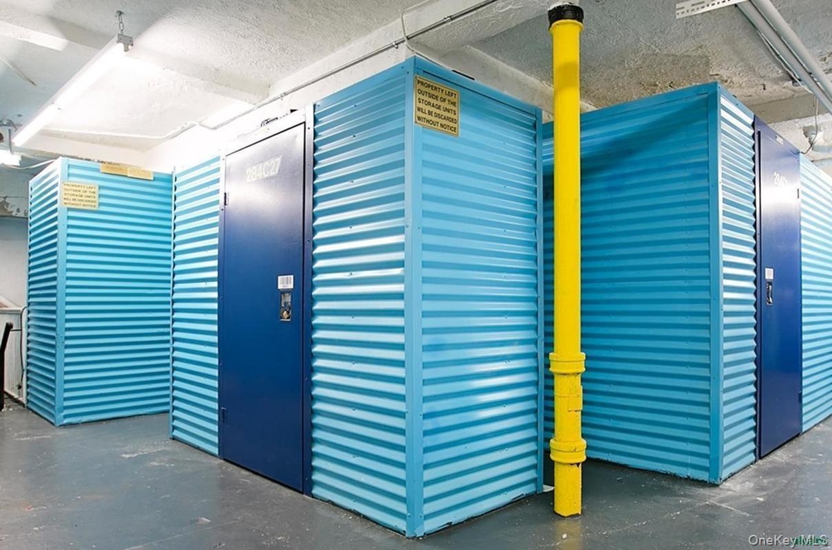 Storage in Basement, fee applies.