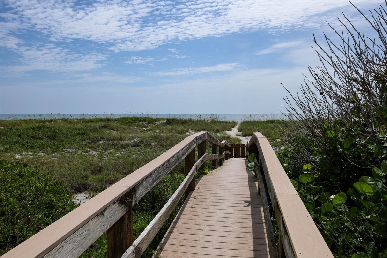 Private Boardwalk to Beach