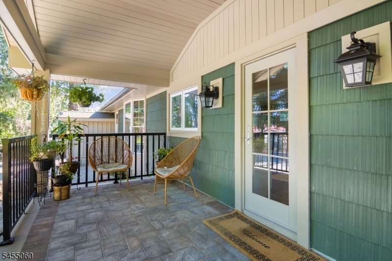 Covered porch - rear