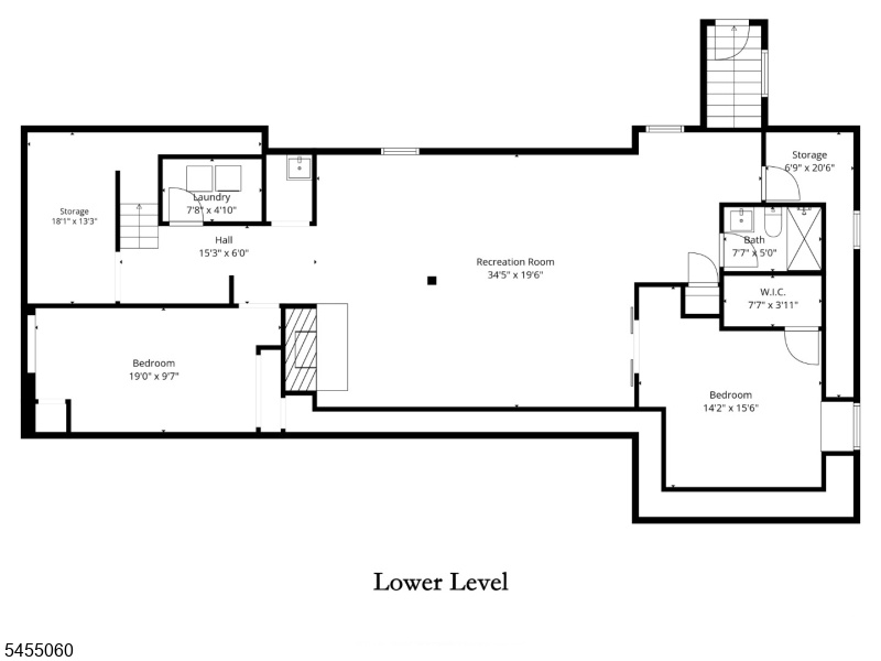Lower level floorplan