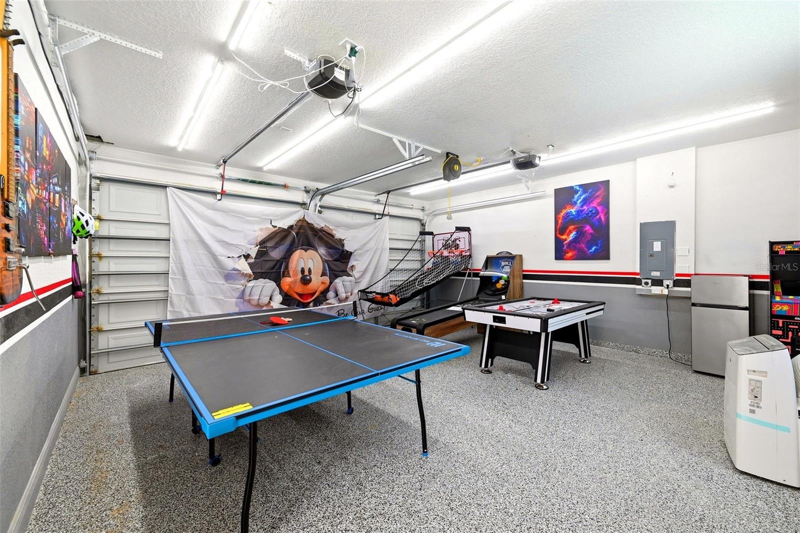 Garage Games Room With A/C