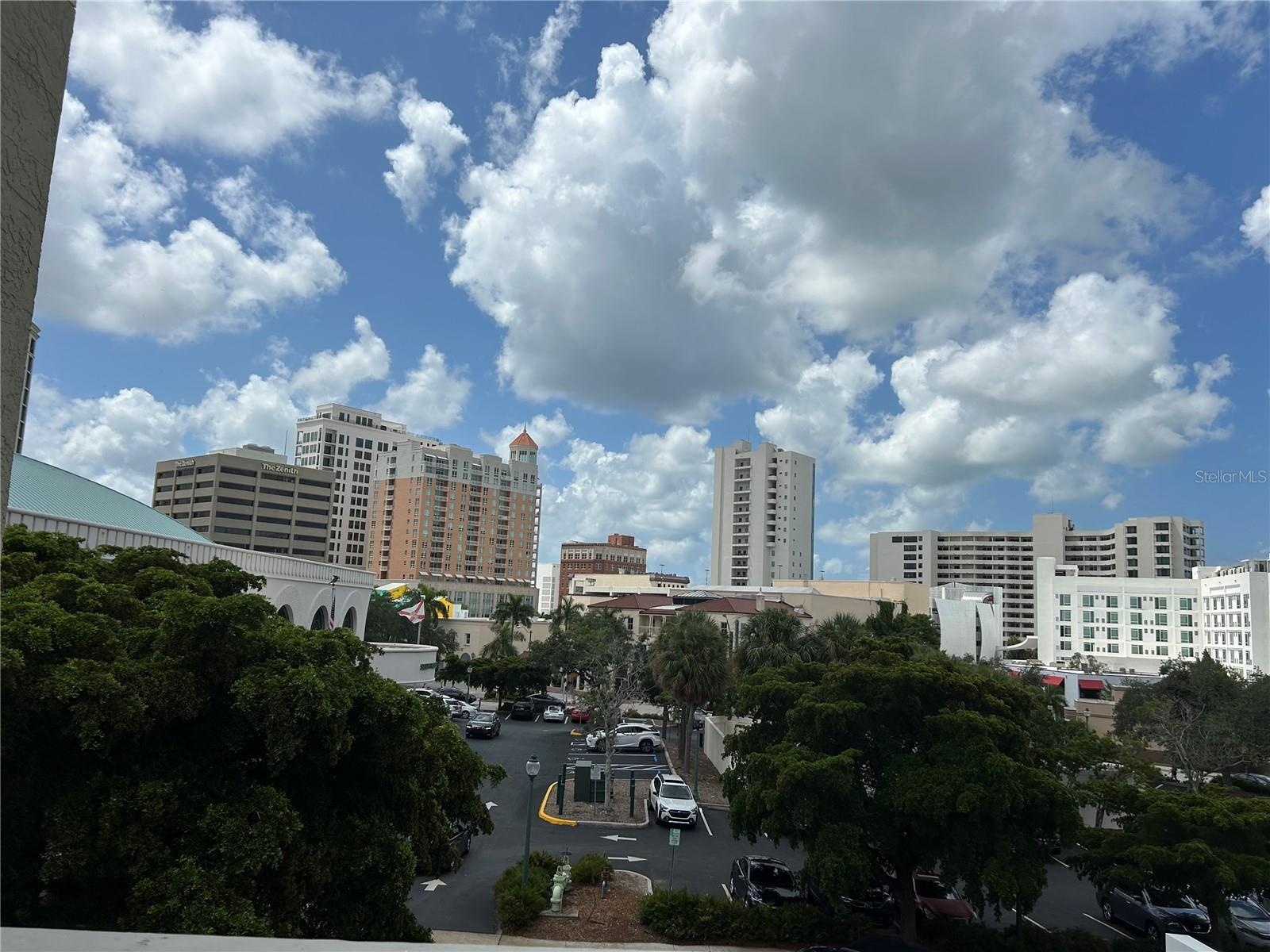 open patio view