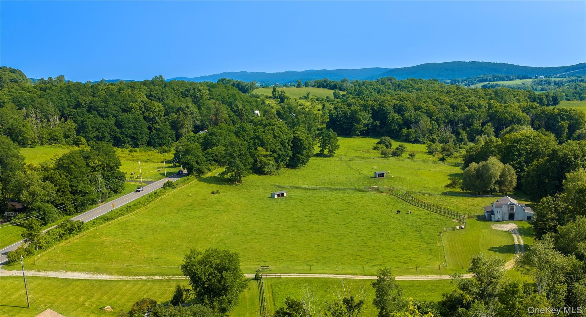 33.22-acre working horse farm with access and frontage on Route 22.