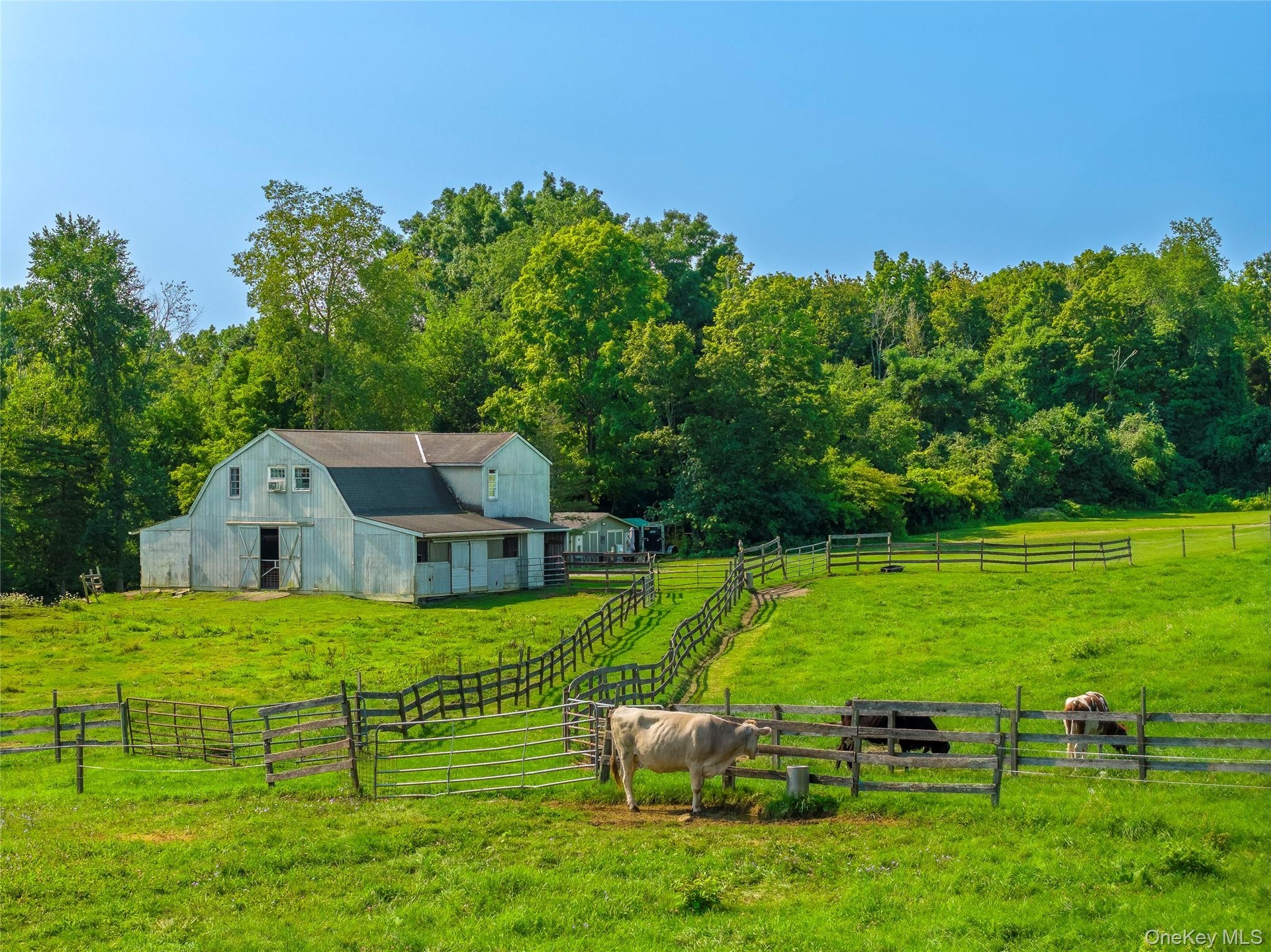Barn with caretaker apartment above.