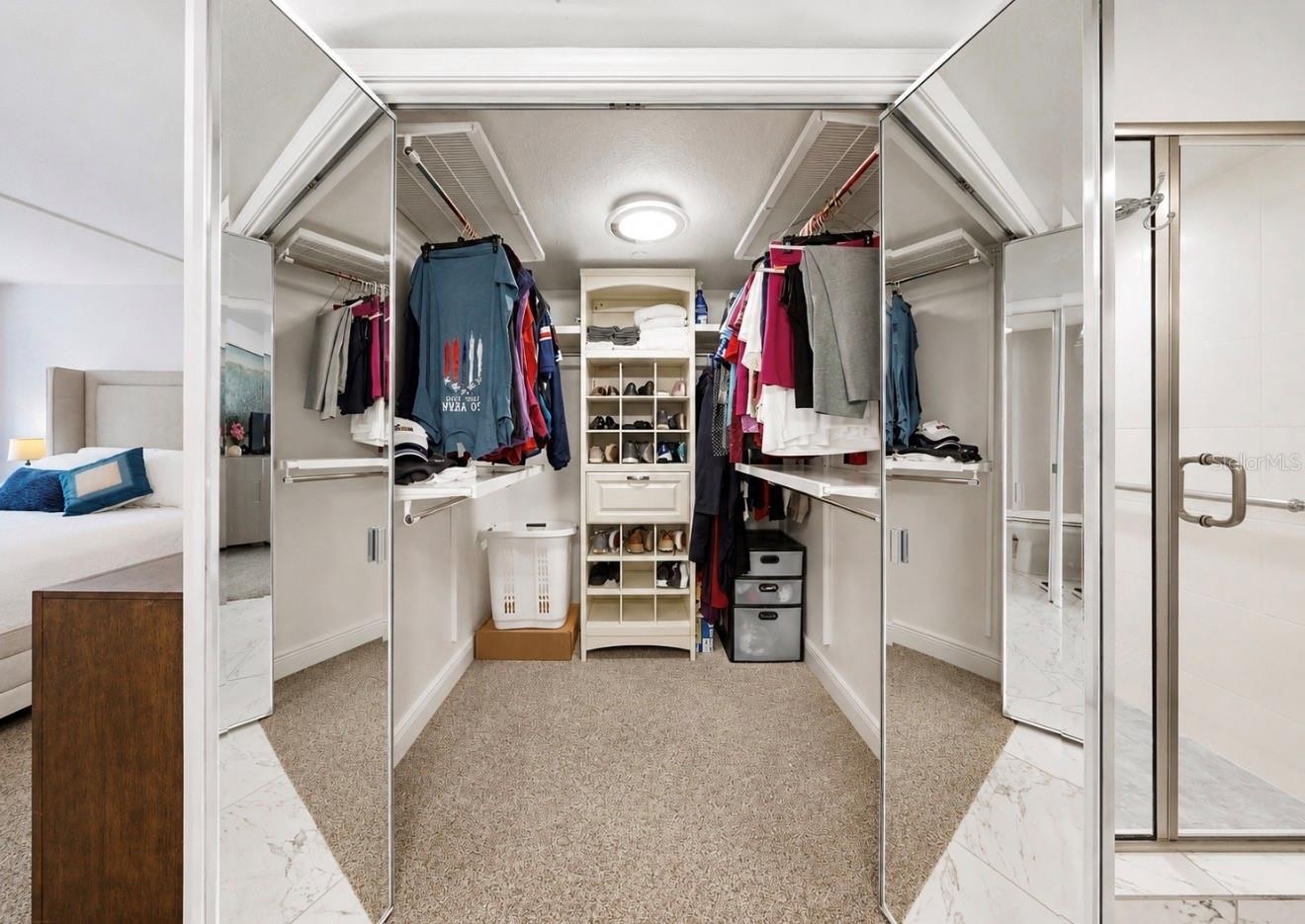 Primary Walk in Closet